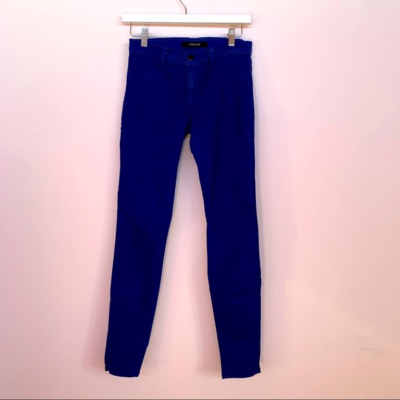 J Brand Denim - J Brand Metallic Blue Jeans